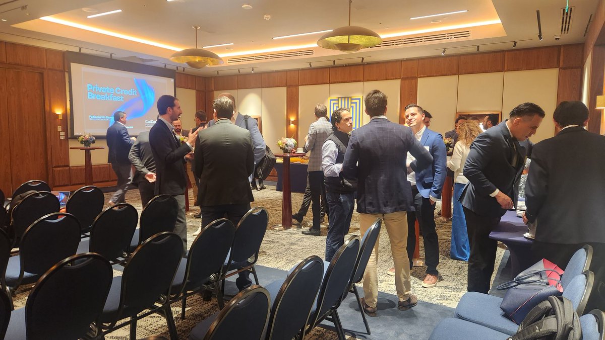 BBVASpark's tweet photo. Acudimos al primer Private Credit Breakfast organizado por Pérez-Llorca Colombia - Gómez-Pinzón y @ColCapital_🚀
Eduardo González (@BBVASpark), Alejandro Arenas (@CIM_LLC) y Daniel Londoño (Pérez-Llorca) conversaron sobre las tendencias del mercado de crédito privado en Colombia. https://t.co/z0djyazwAQ