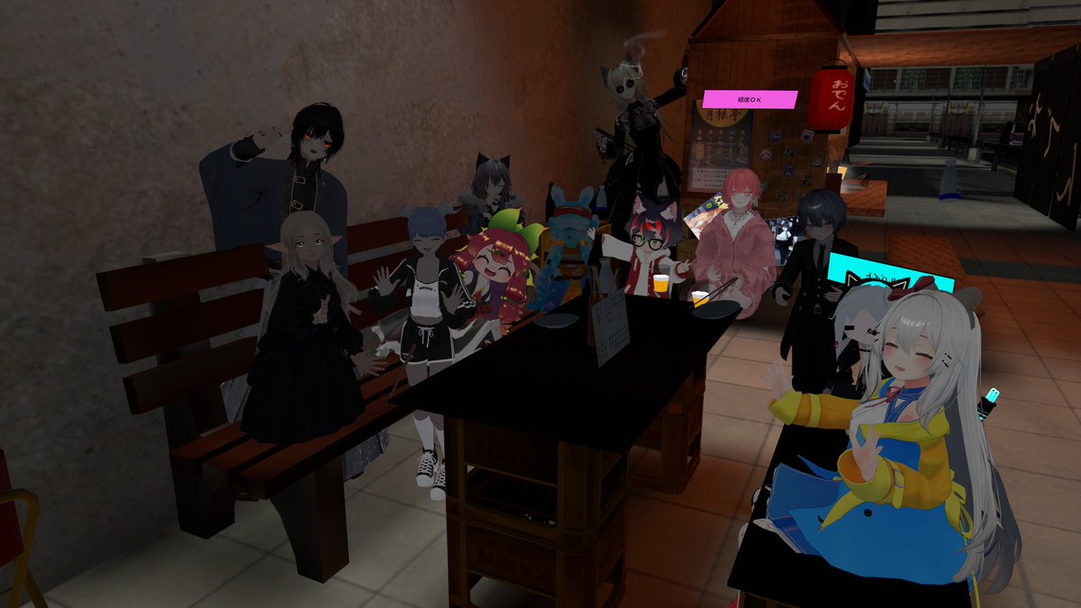 ticwasikasen's tweet photo. #VRCダルウィニー
今日はバンドとおでん屋台に行きました https://t.co/b3DbTxIhNd