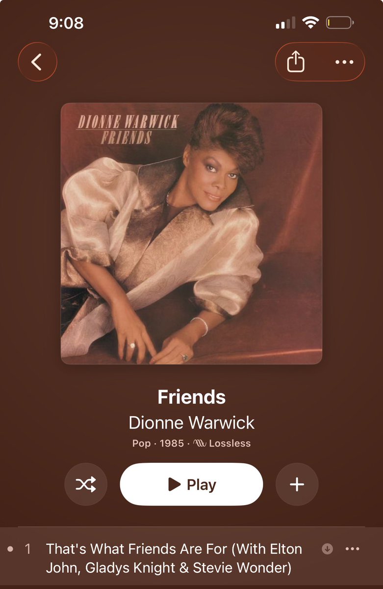 levin_n's tweet photo. .@dionnewarwick would you ever release the version of “That’s what friends are for” with @luthervandross ?🥺 https://t.co/gp1AJRYf8X