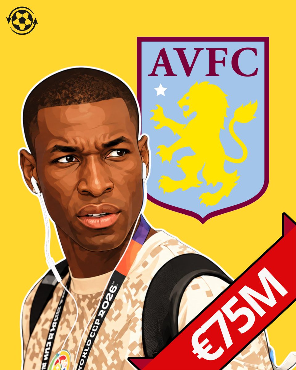 DeadlineDayLive's tweet photo. 🚨 Nicolas Jackson to Aston Villa is a DONE DEAL. 🟣🔵🇸🇳

Villa have reached a full agreement with Chelsea on a €75M package including bonuses, while Jackson has agreed a contract until 2031. 

Medical completed today with the green light now given for the move. ✅

(Source: @Plettigoal)