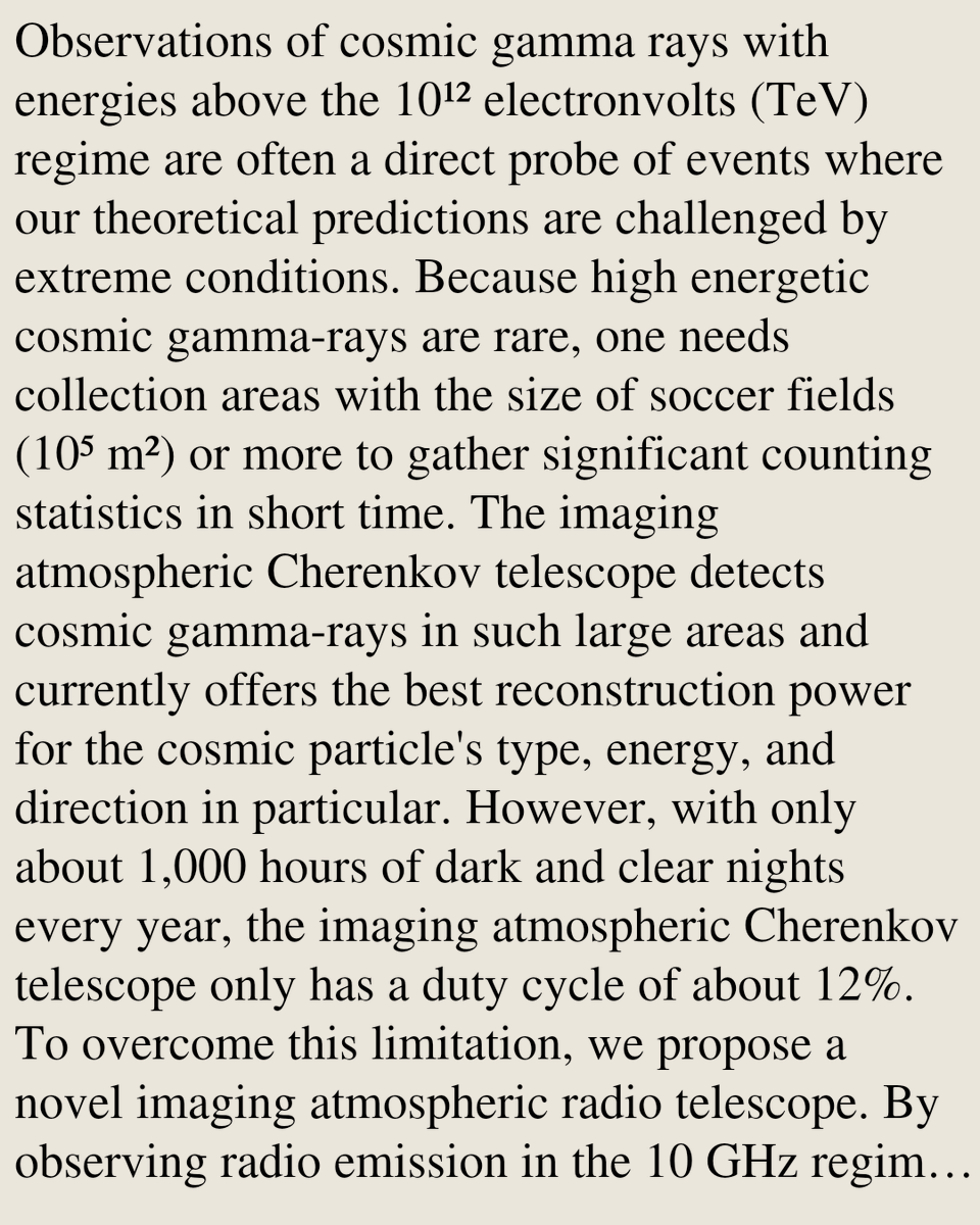 AstrophysicsIns's tweet photo. Simulating an imaging atmospheric radio telescope to observe cosmic gamma rays and cosmic neutrinos

Sebastian Achim Mueller, Anne Timmermans, Juan Ammerman-Yebra, Harm Schoorlemmer
https://t.co/ZV27zVbbWY [𝚊𝚜𝚝𝚛𝚘-𝚙𝚑.𝙸𝙼] https://t.co/tJsj3xhU6D