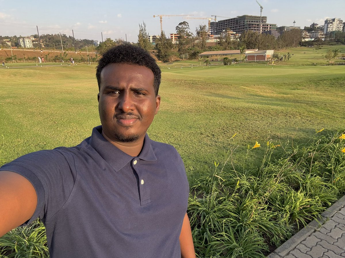 musse408's tweet photo. A perfect day of golf and swimming before leaving Kigali the cleanest city in East Africa. Farewell, Kigali 

#Somalifarmer https://t.co/S5p6Trkomg