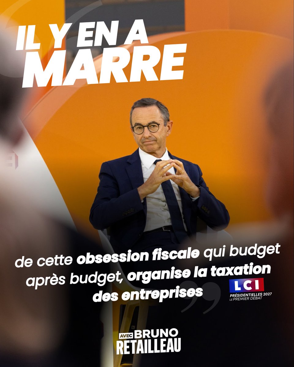 jeunesreps's tweet photo. « Il y en a marre de cette obsession fiscale qui budget après budget, organise la taxation des entreprises ! » 🗣️

Pour les entrepreneurs, avec @BrunoRetailleau 
#medef https://t.co/EQodOODGPP