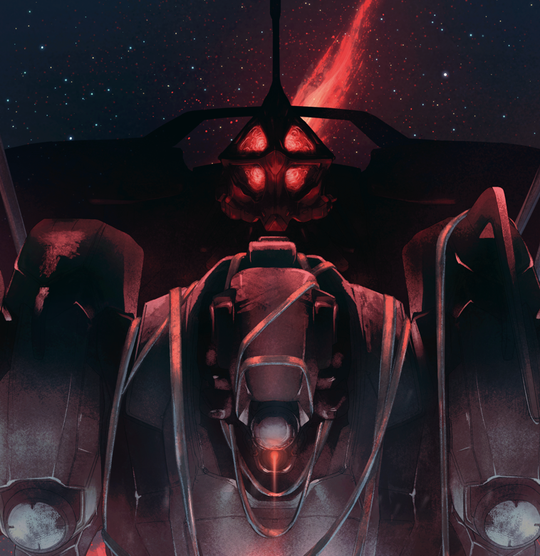 Baby_Beff's tweet photo. [He Who Would Burn The Stars] I'm so excited to finally be able to publicly post my contribution to the @ArmoredCoreZine! This took me nearly 100 hours to complete, while grieving the loss of my dog, so Walter and his hounds have particular significance to me, here #armoredcore https://t.co/i9pTrVr9aB
