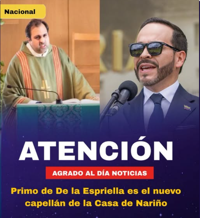 Aquelarre118's tweet photo. MILAGRO DE LA "PATRIA MILAGRO" PARA EL SACERDOTE PRIMO DE ABELARDO: Primo de De la Espriella es el nuevo capellán de la Casa de Nariño
✊🇨🇴

El sacerdote Rodolfo Andrés Londoño de la Espriella, primo del presidente Abelardo de la Espriella, asumió como nuevo capellán de la Presidencia de la República, un cargo desde el que acompaña espiritualmente al mandatario y participa en actos oficiales del Gobierno GANANDO MILLONES MENSUALES. DIOS BENDIGA EL ERARIO PÚBLICO...Amén hermanos. #Atención #Colombia