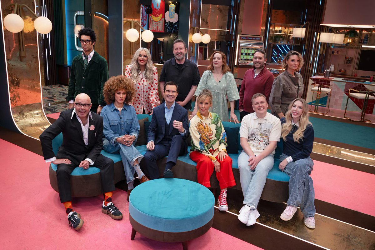 hereforHQ's tweet photo. Harry Hill, Lee Mack and Jon Richardson lead the cast of Last One Laughing season 3! https://t.co/YgTbTHBEwb
