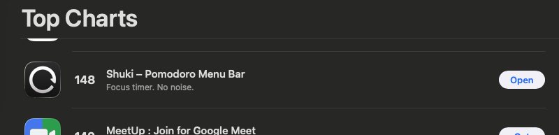 tomdevisser's tweet photo. AAHH, look! That's my app ranking in the top charts for Productivity 🤩 https://t.co/QeMJbJzYhG