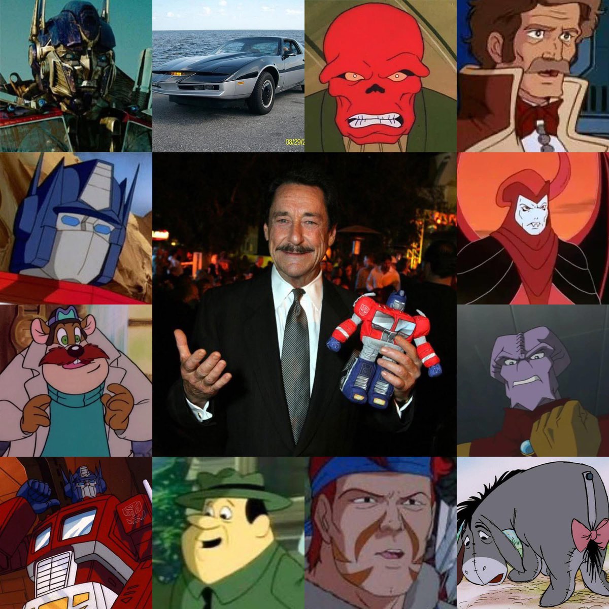 toys_retro's tweet photo. Peter Cullen Optimus Prime / Eeyore and many more thanks for the memories 😢 https://t.co/e83ysvkzfL