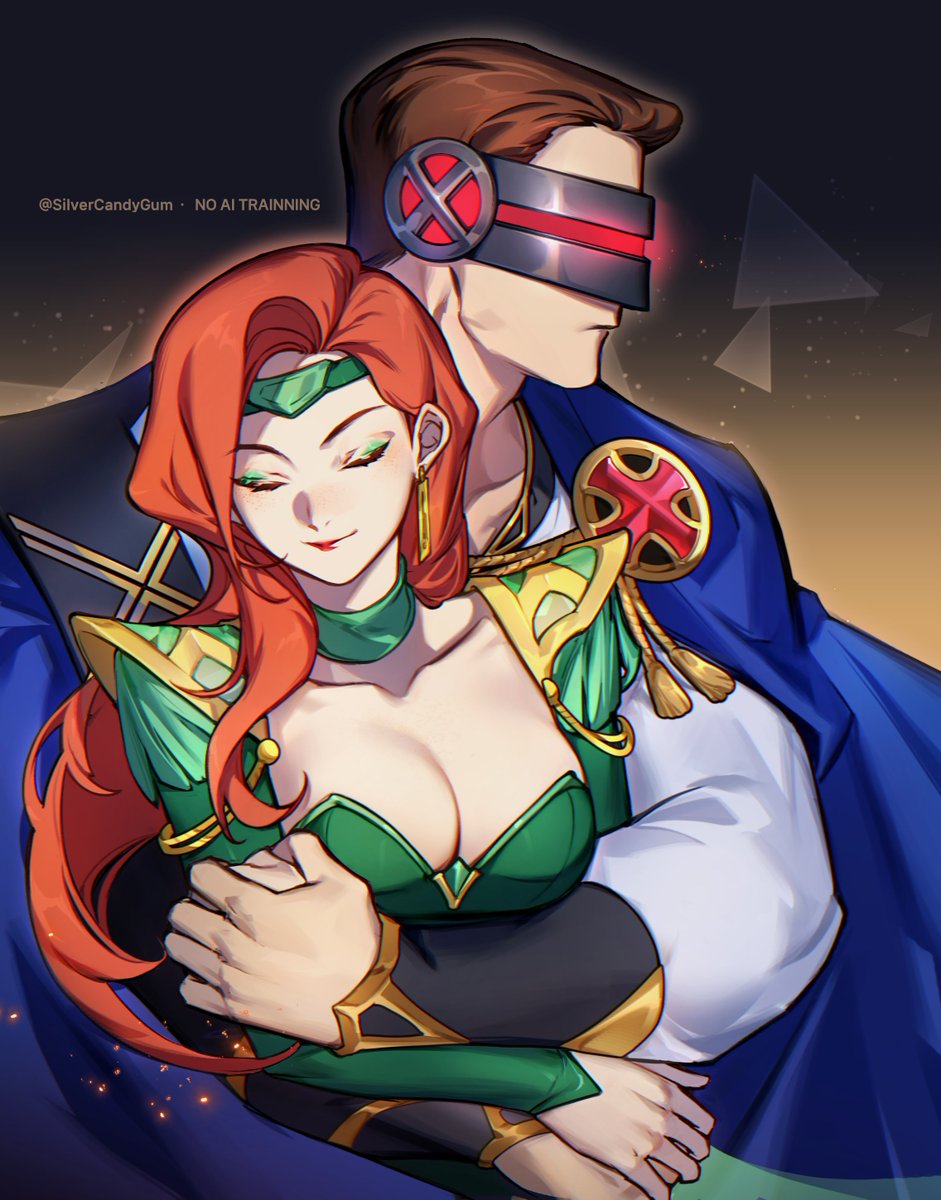 SilverCandyGum's tweet photo. Cyclops &amp; Phoenix
#MarvelRivals #XMen https://t.co/Qm6s0yya3R