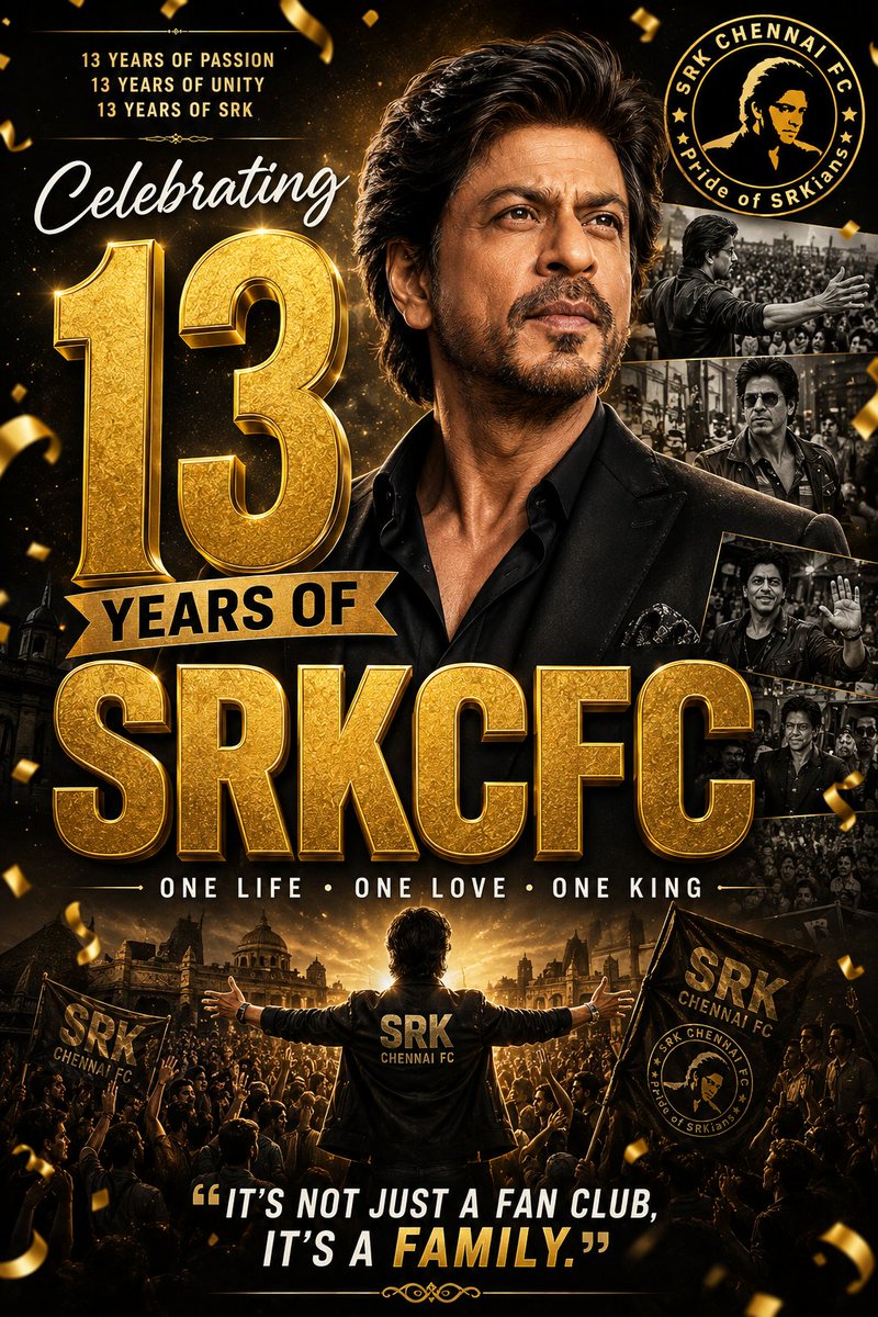 Rehanpathan0708's tweet photo. 13 Years. 156 Months. 5720 Days of pure devotion to @iamsrk. 👑 #13YearsOfSRKCFC https://t.co/YYiaRR7eLd