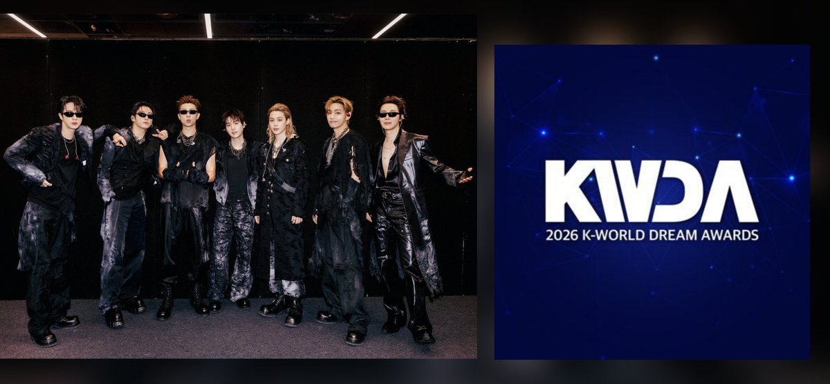 BTSDailyChile's tweet photo. #BTS GANÓ TRES PREMIOS EN LOS 2026 K-WORLD DREAM AWARDS:

🏆K-World Dream Artist of the Year
🏆 K-World Dream Best Album Award
🏆 K-World Dream Artist Award

¡Felicidades, BTS!

CONGRATULATIONS BTS
@BTS_twt https://t.co/JCWMUuMAlw