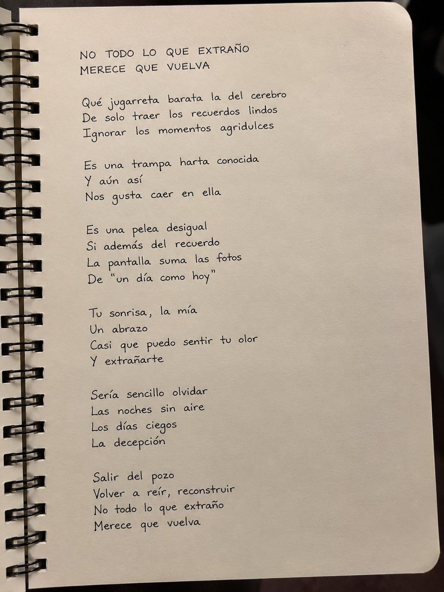 TercoFran956's tweet photo. No todo lo que extraño merece que vuelva https://t.co/8ZOvNsxws9