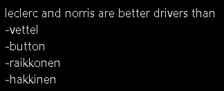 xtutee's tweet photo. @milanwyddd i mean you said NORRIS is better than HAKKINEN, if i had started to watch f1 in hungria 2026 I would still know more about f1 than you https://t.co/4Reiebdbzr