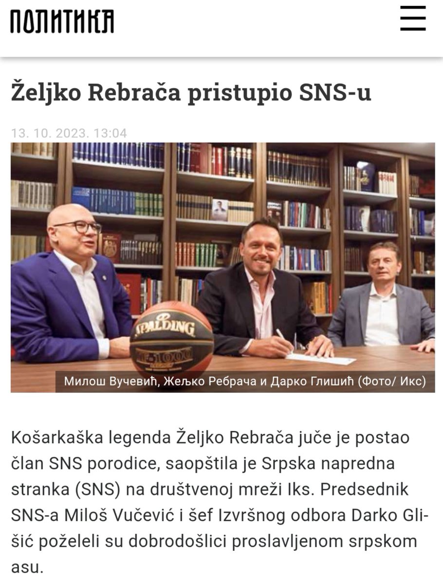 srednja_klasa's tweet photo. željko rebrača timeline:
- jun 2021. zaplena imovine. poreski dugovi
- oktobar 2023. pristupa SNSu
- novembar 2024. izbrisan poreski dug https://t.co/YrpNtlzNLu