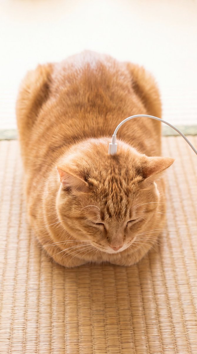 wa_cats's tweet photo. エネルギー供給を充電で行うタイプの猫
ちなみにUSB Type-C。 https://t.co/ccMm1zkRvh