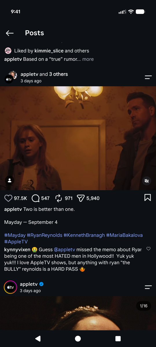 k08552661's tweet photo. Ewww. Bad move @AppleTV .
Ryan is a bully and a BITCH!!
Don't let him take you all down with him!
AppleTV shows are way too good to be including ryan up in the mix.
#ryansucks #ryanisabully #ryanisapredator #ryanisajoke #ryanreynoldssucksperineums #loser #bully #bitchass #narcissist