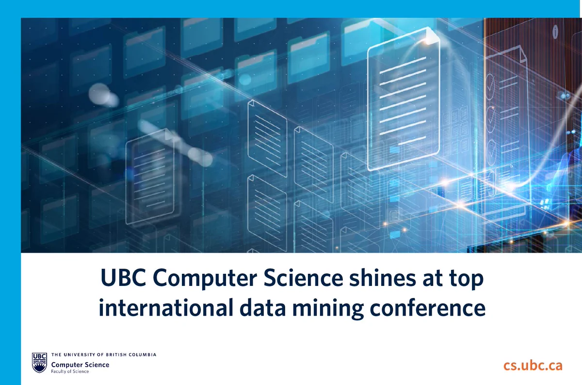 UBC Computer Science shines at top international data mining conference 