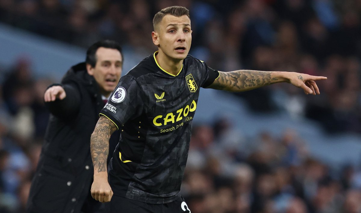 _BeFootball's tweet photo. WOOOW 😭 : Lucas Digne 🇫🇷 va retrouver la Roma 🇮🇹, le Barça 🇪🇸 et Aston Villa 🏴󠁧󠁢󠁥󠁮󠁧󠁿 en Ligue des Champions. https://t.co/pzca0D5HFo