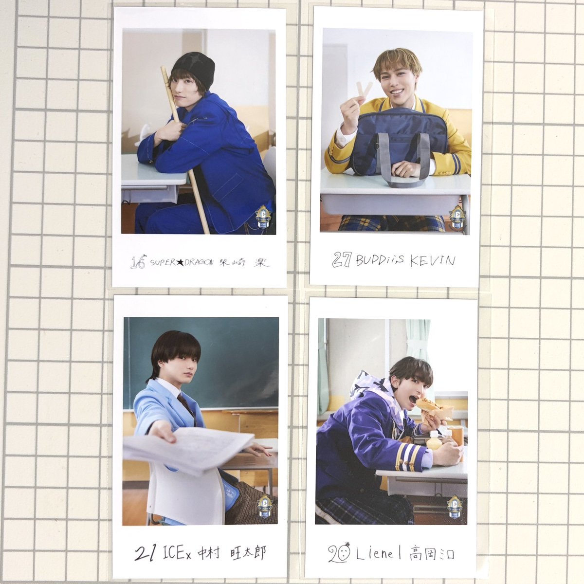 nem3min's tweet photo. EBiDAN THE LIVE 2026 
エビライ ミニフォト 隣の席セット 交換

譲）柴崎楽、KEVIN、中村旺太郎、高岡ミロ

求）画像2枚目（🍀︎優先）または買取

郵送希望
お気軽にお声掛けください🙇‍♂️ https://t.co/Wr3ruwl50g