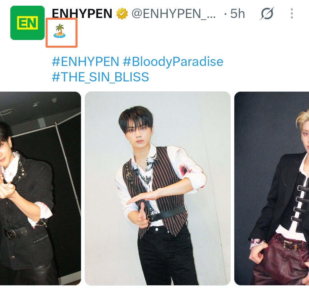 zZzZzZz7_7zZz's tweet photo. heeseung posting"Look closer 👀..." with a summer drink in the video; enhypen posting pictures with '🏝️' emoji; vampirenowlive posting "A summer vacation safety guide for vampires"; 

Conclusion: all seven vampires will re-unite and have a summer vacation together! 🍹🧊⛱️ https://t.co/Y94ucrs4kd