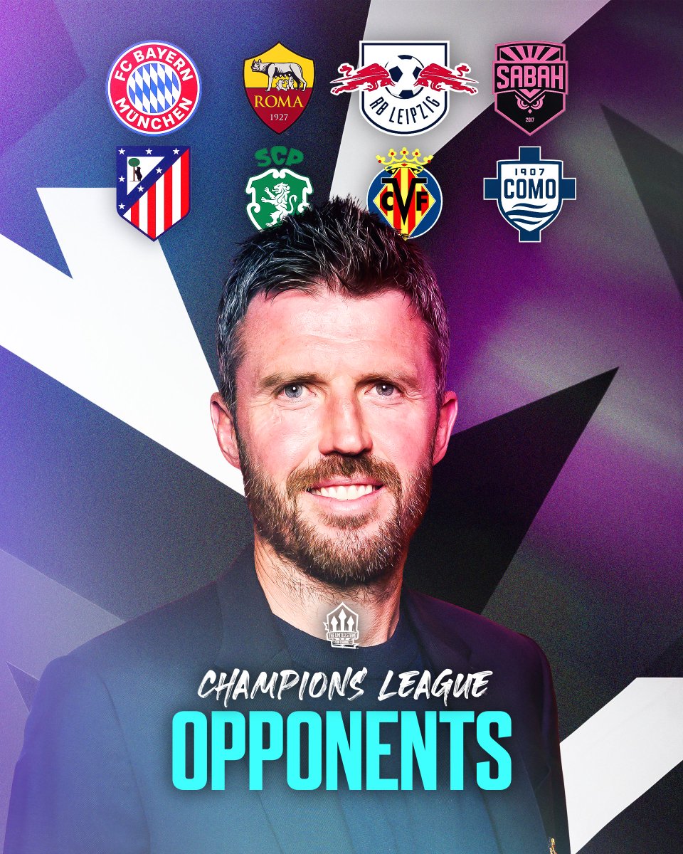 UnitedStandMUFC's tweet photo. 🚨 Here's who Manchester United will face in the UEFA Champions League league phase... #mufc https://t.co/IHlbdSNjUw