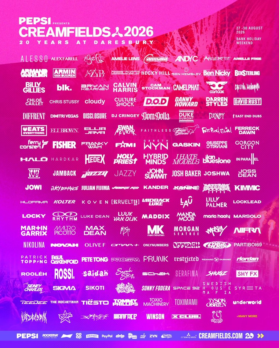Gustragosrubio's tweet photo. Después de encontrar drogas enterradas en el terreno… 

hoy comienza Creamfields. 😅
Del 27 al 30 de agosto, uno de los festivales electrónicos más importantes del mundo toma Daresbury.

Ahora sí: que empiece el rave. 🔥 https://t.co/ArbZOXQMGQ