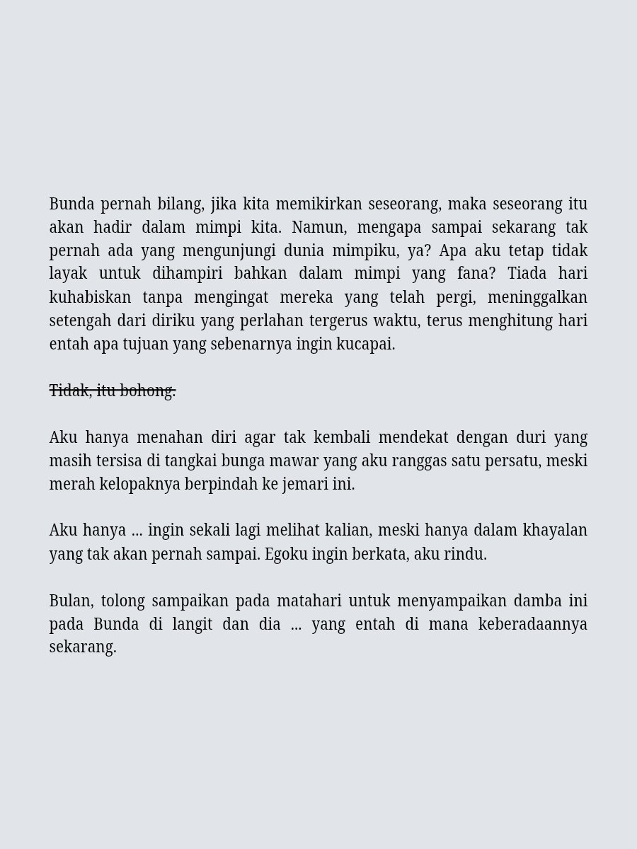 FrameMentari's tweet photo. Berkelana ke alam mimpi, berharap bertemu mereka yang tak tinggal. https://t.co/lezPzrrXPc