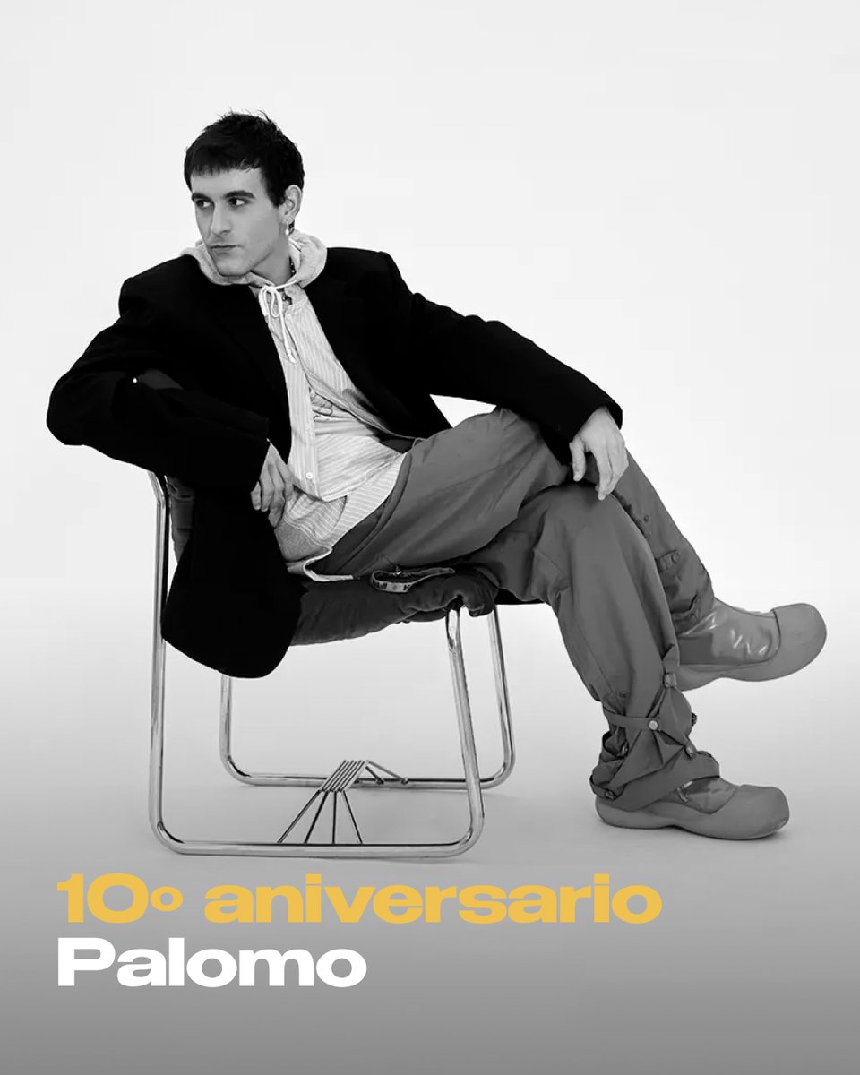 MBFWMadrid's tweet photo. Diez años, una estética inconfundible y un lugar propio en la historia de la moda española. 

Palomo vuelve a la pasarela de #MBFWMadrid el 15 de septiembre para celebrar su 10º aniversario con un desfile muy especial. https://t.co/7w7DTTrtwB