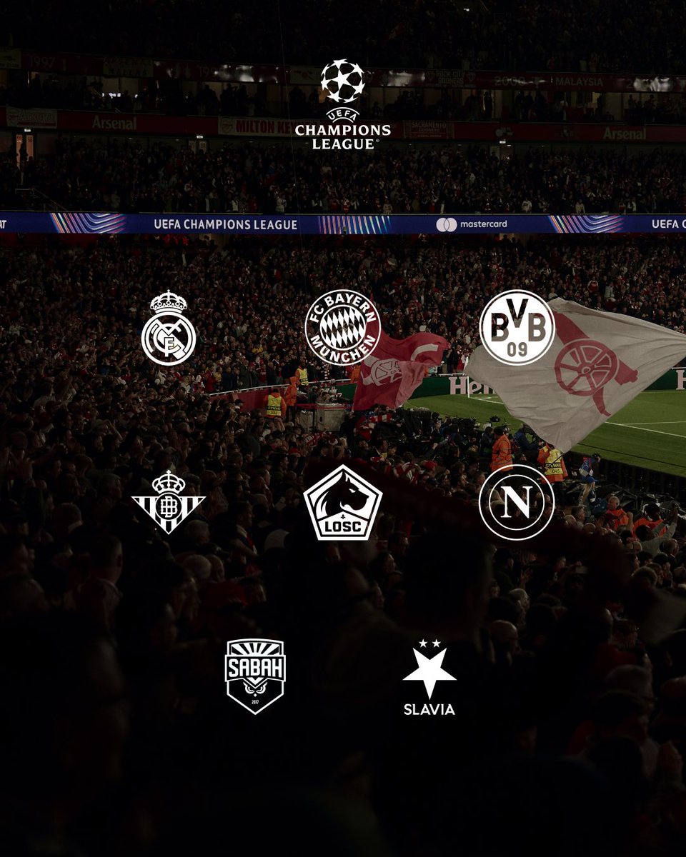 Arsenal's tweet photo. The road to Madrid begins here. https://t.co/pFG6fL1eHF