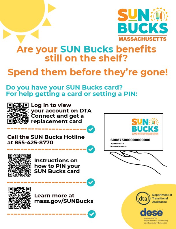SalemSchoolsk12's tweet photo. Attention SPS families:

The deadline to use SunBucks is Monday, Aug. 31. Use yours before they expire.
@projectbread https://t.co/A7VFYUD2I6