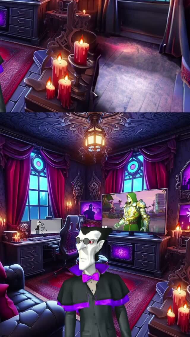VampyreSpook's tweet photo. Just found the one glitch that lets me play Fortnite for an entire day without getting a single 'Game Over'. Turns out, I just needed to yell 'Vemar Spook' at myself. Watch #Instavideo:https://t.co/vm0fQnnga3 https://t.co/NOmoIVkUu4