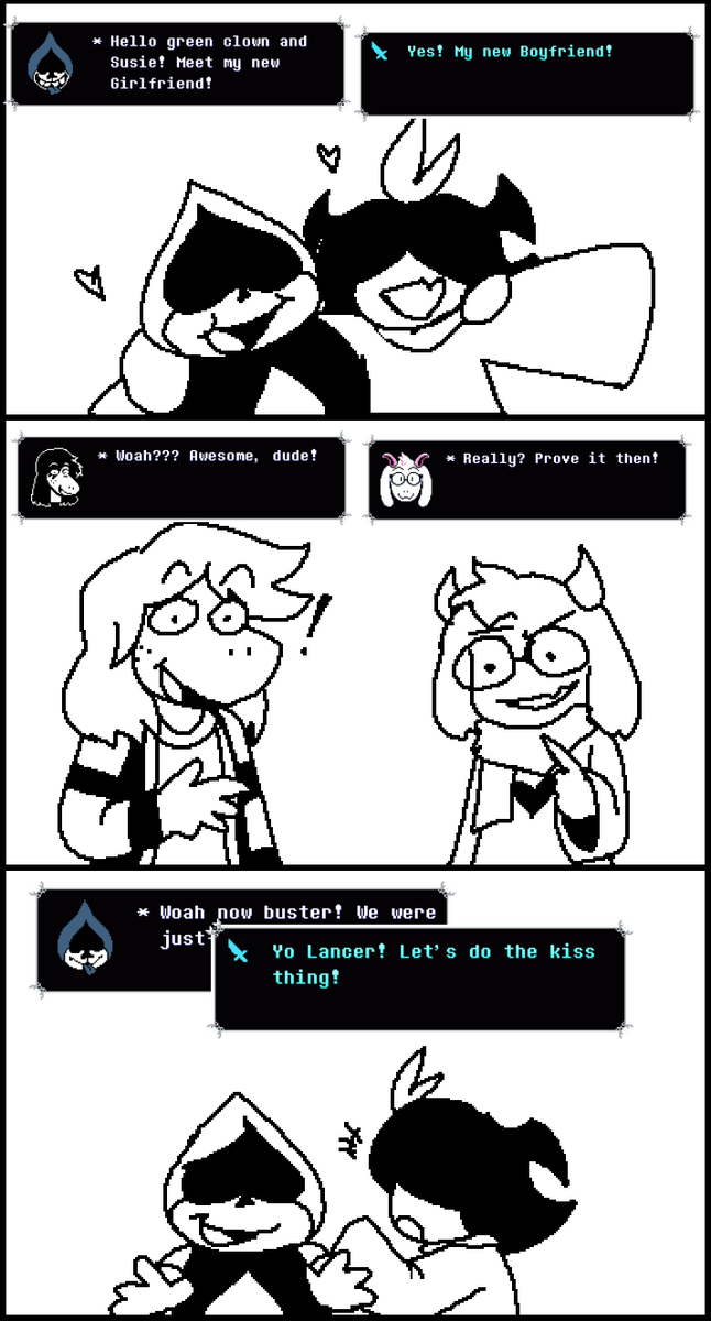 Macheesecheese's tweet photo. Lancer and Aqua and their chu's

#deltaruneㅤㅤㅤ https://t.co/CBYiXPtUdn