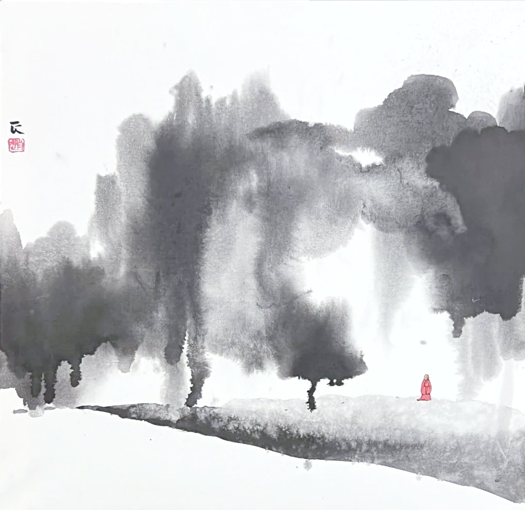 AlexandraBykov3's tweet photo. Immerse in today's abstract ink art workshop—brush strokes meet raw emotion, every piece tells a quiet story of creative freedom. Come feel the magic!， https://t.co/rZ17yUPA8i