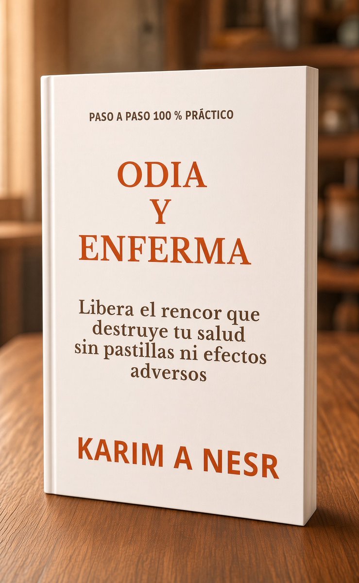 karimanesr's tweet photo. 🔴📣Mi nuevo libro ODIA Y ENFERMA ya está disponible para todo el mundo en papel o en formato ebook.

Si tiene unos kilos de más que han decidido no irse de su cuerpo haga lo que haga, la tiroides destrozada, hígado graso, se siente hinchada, cansada y vacía, aunque tome todas las pastillas del mundo.

Mi nuevo libro ODIA Y ENFERMA es para usted.

Porque su cuerpo ya gritó suficiente.

Porque las pastillas que le recetaron para la tiroides, el colesterol, la hipertensión, el hígado graso o esa inflamación crónica que nadie sabe muy bien de dónde viene, solo están cambiando el decorado del incendio. El fuego sigue ardiendo dentro. Y ese fuego tiene un nombre que los médicos casi nunca pronuncian en voz alta: rencor, odio, estrés crónico y emociones que jamás se soltaron.

Ahora puede liberar esas emociones, reparar sus órganos y recuperar su salud real… sin efectos secundarios, sin costosas sesiones con terapeutas.