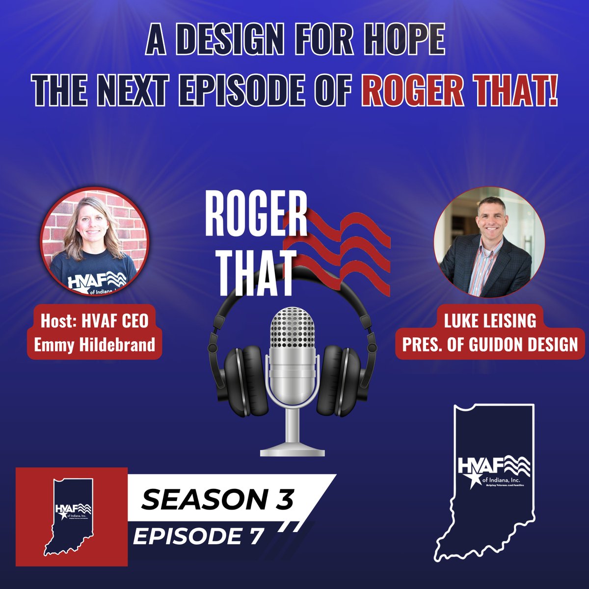 HVAFofIndiana's tweet photo. ๐๏ธA new Episode of Roger That!๐๏ธ
Weโre excited to bring you another inspiring episode of Roger That! Join HVAF CEO and host Emmy Hildebrand as she sits down with Luke Leising, President of Guidon Design!
๐ฅ Watch in full on our Facebook page (@HVAFofIndiana)!
#RogerThat #HVAF https://t.co/hAZftTbSfE