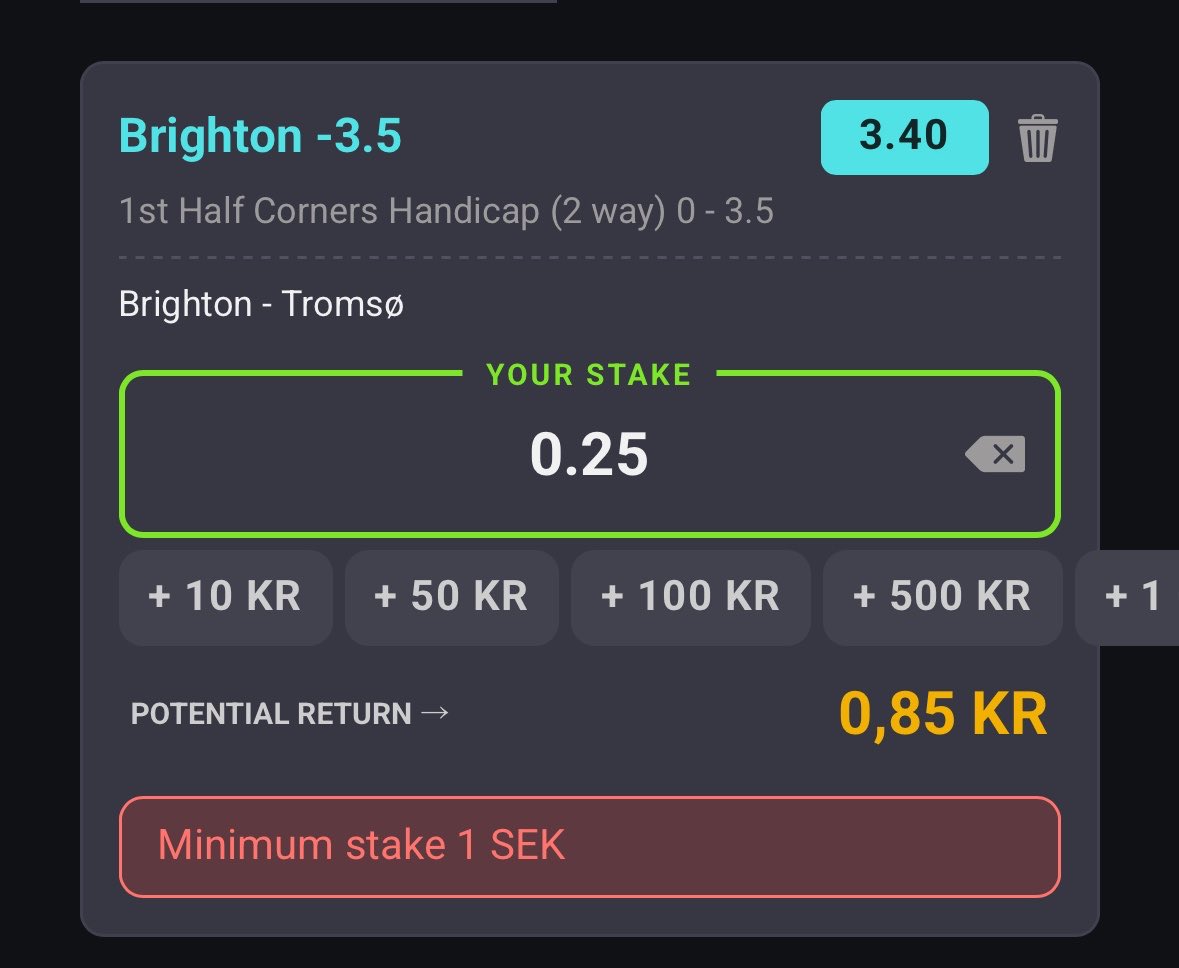 oddspecialisten's tweet photo. 1 Fouldubbel och en stege!
2.5U💰🏆 https://t.co/69y8Uduyw1