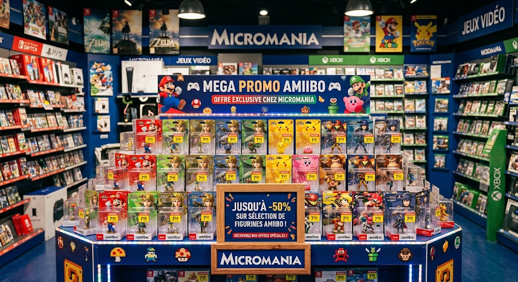 TeamPopFr's tweet photo. 🎮 Figurines Amiibo en promotion chez Micromania 🎮

🔗 Accès direct Micromania : https://t.co/cujQQAidXs

#Amiibo #Nintendo #Micromania #BonPlan #CollectionAmiibo #SuperSmashBros #Zelda #Metroid #PromotionJeuxVideo https://t.co/7BkBdSdGit