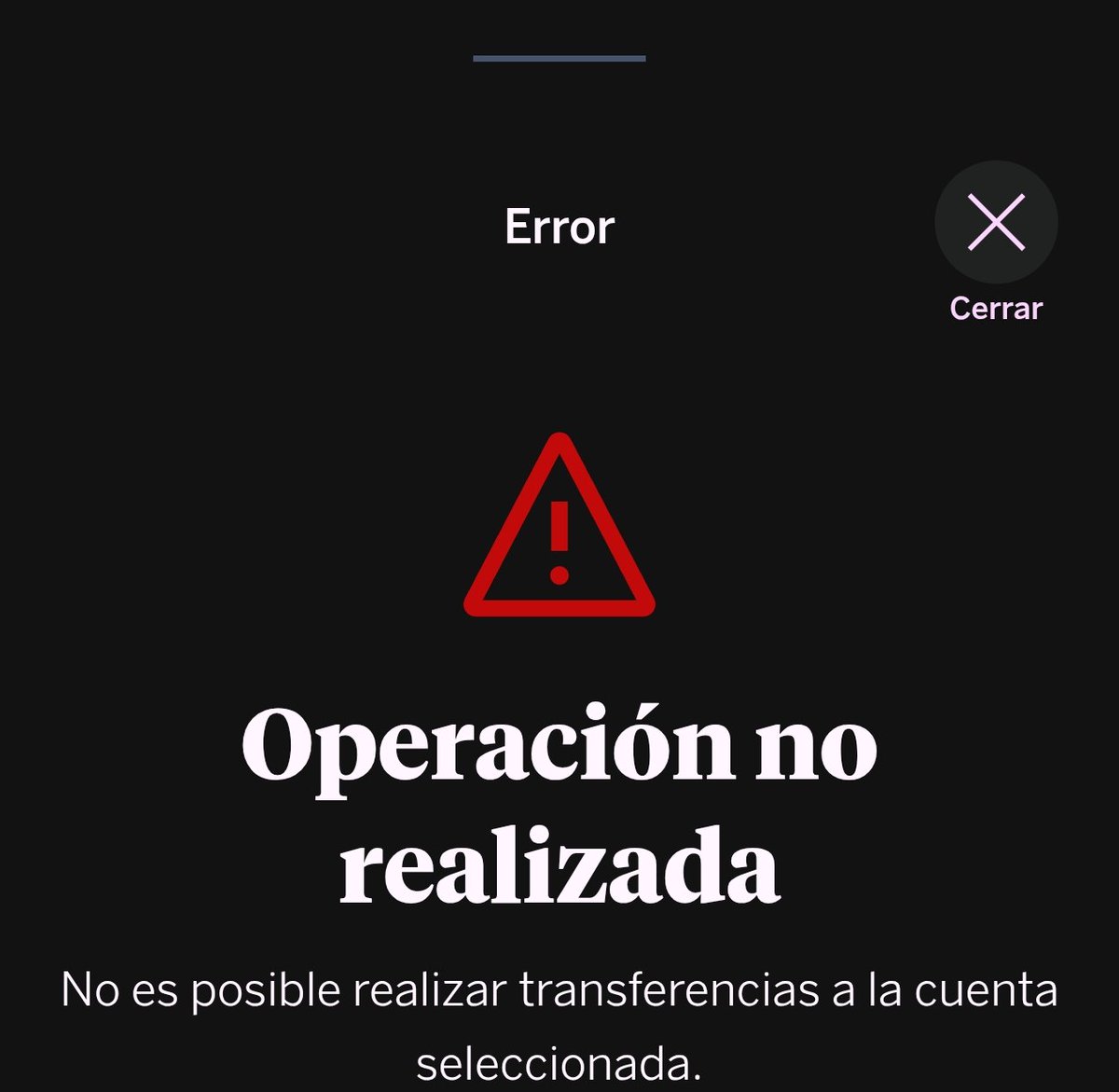 Tokaaii's tweet photo. @BBVA_Mex @dvaleriog @CondusefMX No están funcionando tampocoas transferencias. yo intenté 2 a bancos distintos y sale este mensaje https://t.co/KOMp3P78Ia