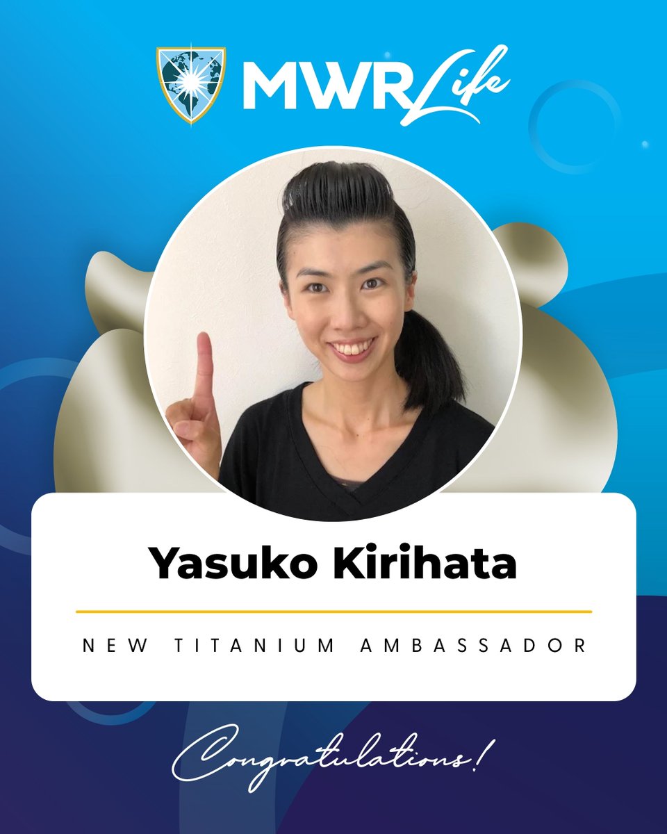 mwrlife's tweet photo. Magnificent work to our new Titanium Lifestyle Ambassadors! β¨
You have put in the work, smashed your goals and reached this incredible milestone.
The Presidential Club is right around the corner. Keep pushing and continue building that momentum! π
#MWRLife #MakingWishesReal https://t.co/3epWCDiubQ