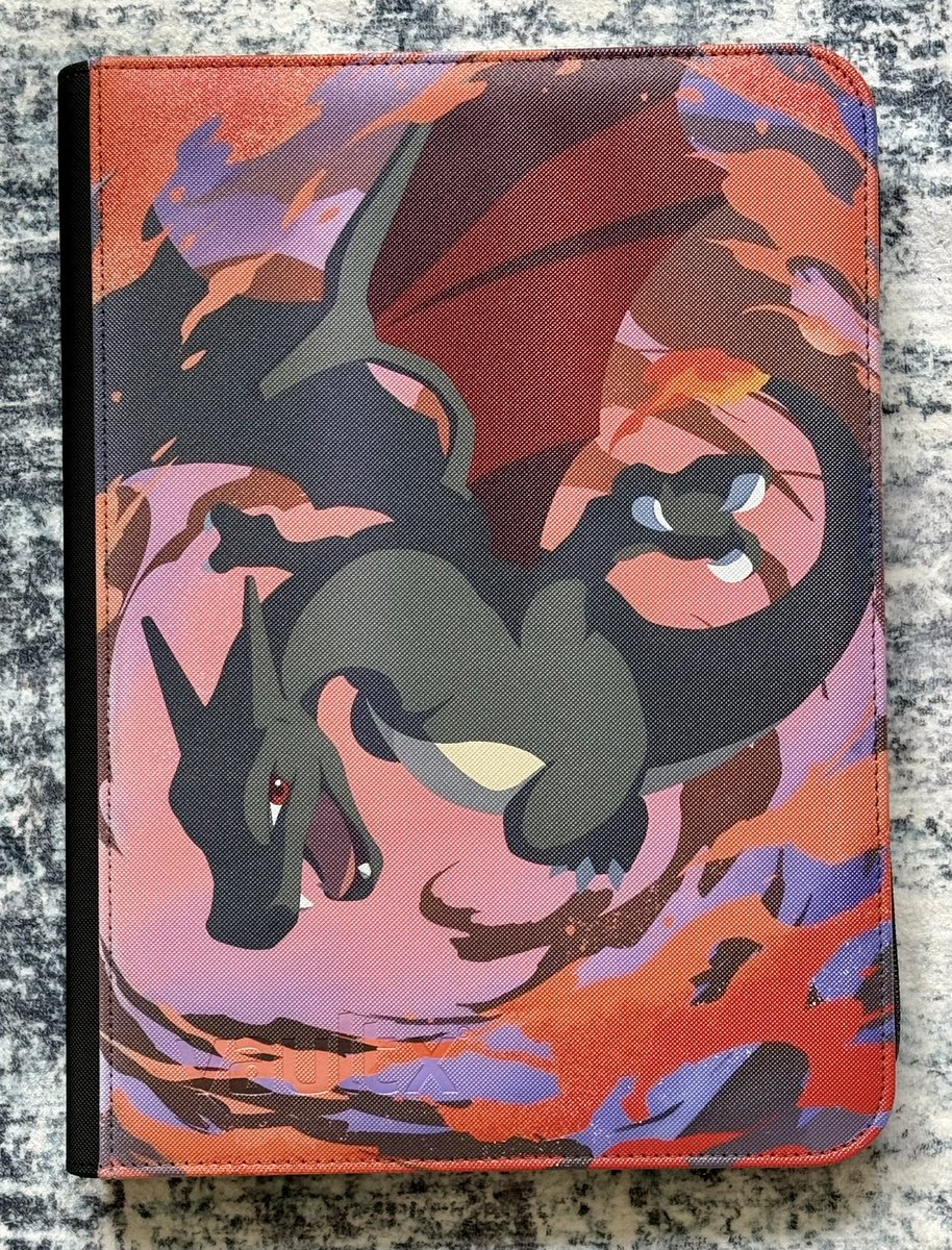 Rheaquaza's tweet photo. 🔥🔥 Binder Giveaway! 🔥🔥

This week I’m doing a giveaway collab with @Symbiotic_Storm for this Charizard Vault X binder! 

To Enter: ✅ Retweet 
                   ✅ Follow me 
                   ✅ Follow @Symbiotic_Storm 

Winner will be drawn on Labor Day! Monday Sept 7th! https://t.co/G9FMN0UEWo