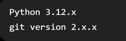 heygleech's tweet photo. - First hand, install Python 3.12(specifically 3.12) and Git
Then open Powershell and check :
py -3.12 --version
git --version

You should get something similar this: https://t.co/iG4O99jrPg