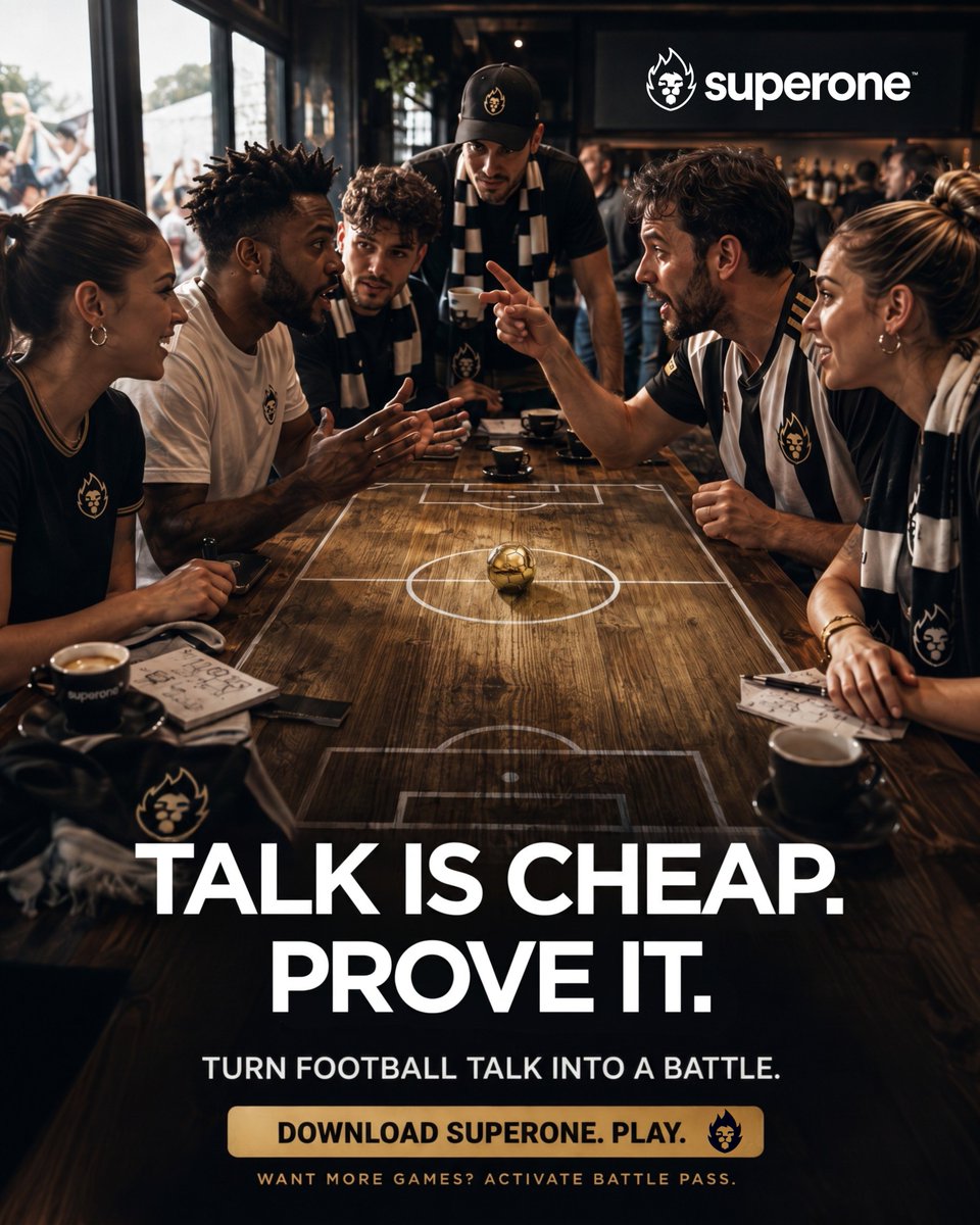 superoneplay's tweet photo. Every fan has an answer.
Not every fan can prove it.

SuperOne. Your move.

#FootballTrivia #footballfans #SuperONE #FootballCommunity #proveit https://t.co/FK5uOgbLQj