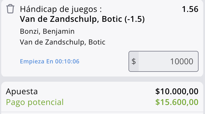 TenisHcapPro's tweet photo. 🎾 ¡Botic van de Zandschulp va con todo! Vamos con su hándicap de juegos (-1.5 a 1.56). Viene mostrando un nivel muy sólido en el torneo y tiene las armas para imponerse y cubrir esta diferencia mínima. ¡A asegurar ese verde! 🔥💪 #Tenis #ApuestasDeportivas #USOpen https://t.co/z3MGyGDmEj