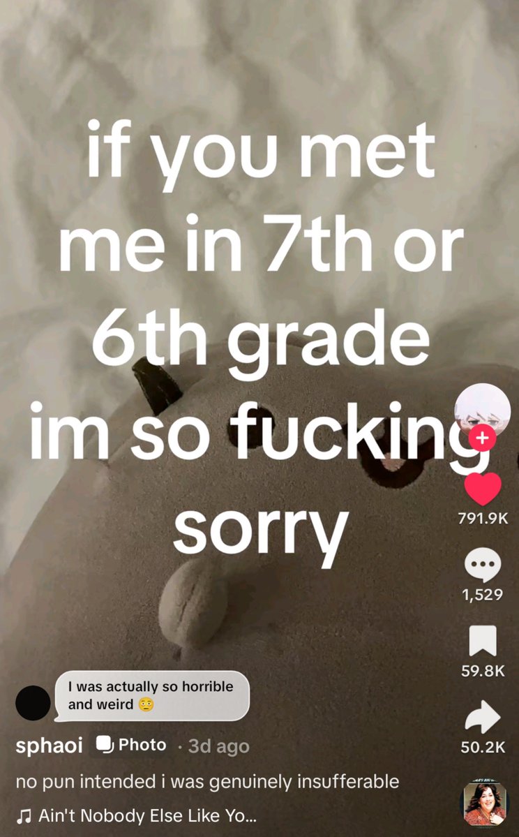 femchuuyalover's tweet photo. my little sister who JUST finished 7th grade reposted this im crine https://t.co/agQUj5XwQA