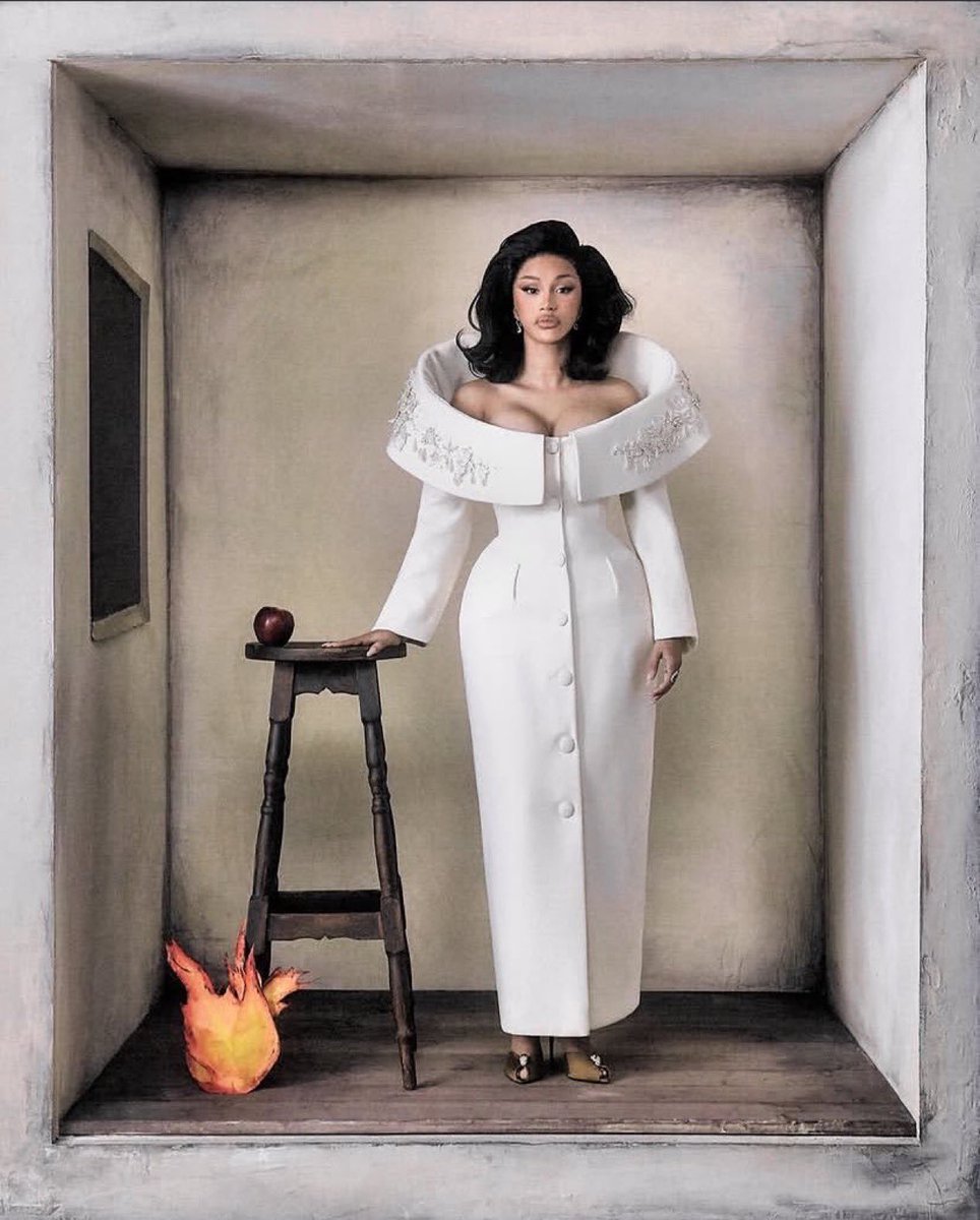 cyhrme's tweet photo. to think cardi was a stripper 11 years ago and now she’s on her 4th vogue cover is crazy https://t.co/DvRM50a18S