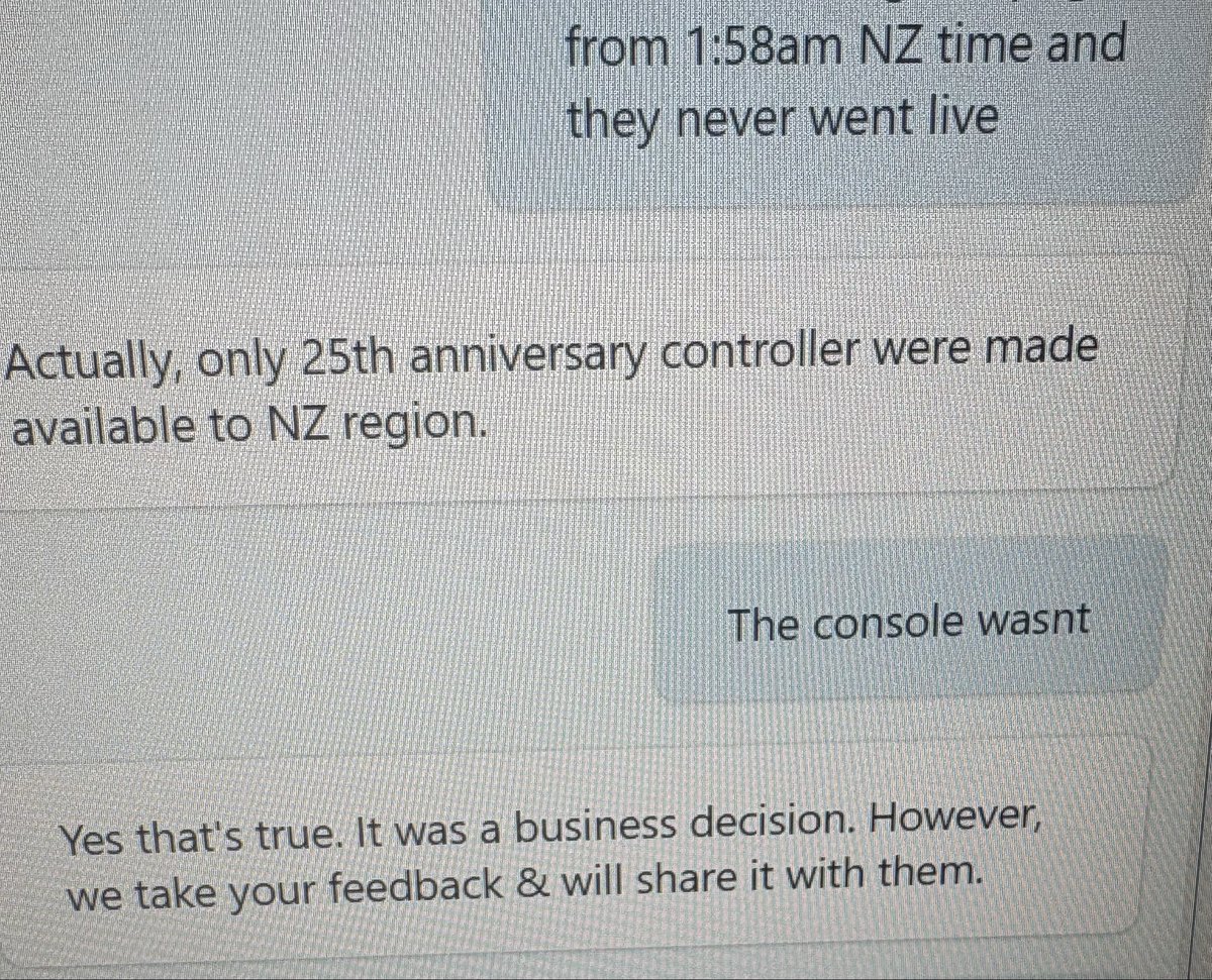 bitsofgus's tweet photo. @xboxanz @XBOXSupport @XBOX @asha_shar @WindowsCentral was a late night here in New Zealand refreshing the website at 2am, only to discover this morning the 25th anniversary console wasn’t event released for preorder, it’s not good enough!  #xbox #x25 https://t.co/qyaF0cu0ix