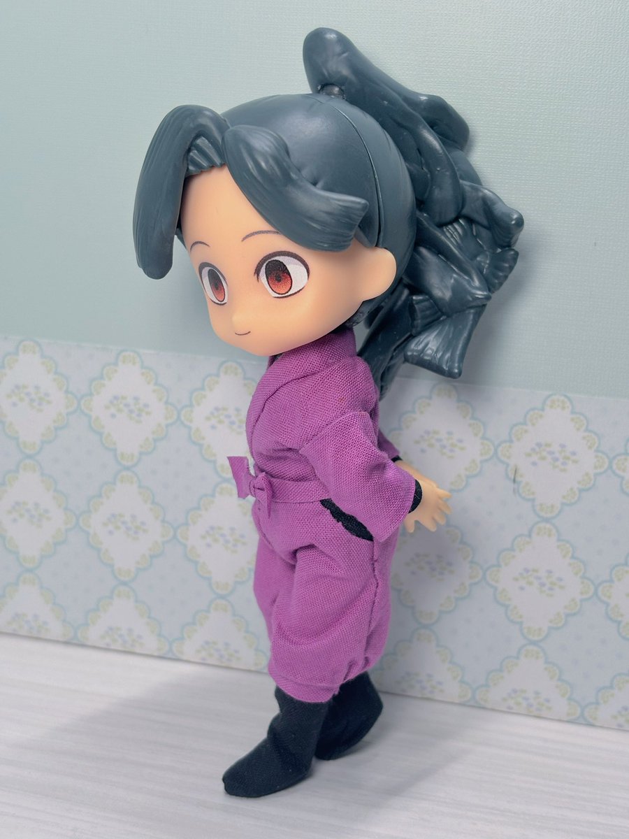 pgrng3's tweet photo. どんくらいハマってるかって、勢いでｷﾊﾁﾛのねんどろ作るくらいには頭おかしくなってる https://t.co/5tlhL897AQ