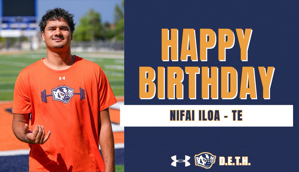 SnowCollegeFB's tweet photo. Happy Birthday to @IloaNifai!!
#DETH #GIVEMETHISMOUNTAIN https://t.co/vXIgcZIo7i
