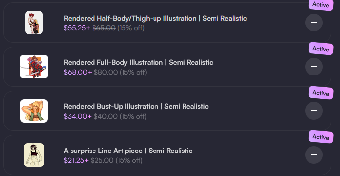 sambarimm's tweet photo. Discount on ALL my commissions till 9/9 https://t.co/moRz9XvcNG