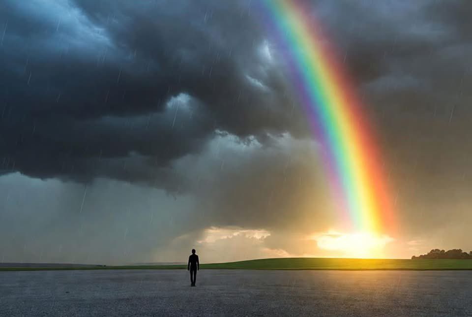 thomtr's tweet photo. Over The Rainbow

Many renditions of this timeless classic. There's a reason that song has outlived nearly everyone who ever sang it. It never actually promised you the rainbow. It just promised you that somewhere, past the gray and the flat horizon of an ordinary day, there's a place where the color comes back on. That's a different kind of promise — not that life gets easy, but that it gets bigger than whatever's got you stuck on the porch waiting for the storms to pass.

I think that's why the girl in that story had to get swept up in a storm before she found it. Nobody wanders into somewhere-over-the-rainbow on a calm Tuesday. It usually takes the roof coming off your life a little before you're willing to believe there's more waiting past the clouds than what you can already see from your own backyard. 

And funny enough, she wasn't looking for a stranger to save her. She picked up a scarecrow who already had the sense he swore he didn't, a tin man who'd been tender all along, a lion braver than he ever gave himself credit for. None of them needed fixing. They needed a friend willing to walk beside them long enough to notice what was true the whole time. 

That's the part I hold onto. Not the ruby slippers. Not the wizard behind the curtain who turned out to be just a man doing his best with smoke and mirrors. The part where she learns that the people who walked the road with her were the magic, and the home she was aching for had been carried in her the entire time. 

So if you're standing in your own gray field tonight, wondering if the color ever comes back — it does. It always does. And you won't find it by waiting for a wizard. You'll find it the way she did: by taking the next step down the road with whoever's brave enough to walk it with you, until one day you look up and realize you were never far from home at all. You were just finally ready to see it in color.
